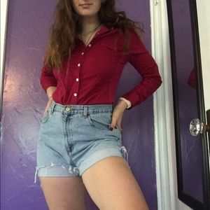 Great condition pink button up
